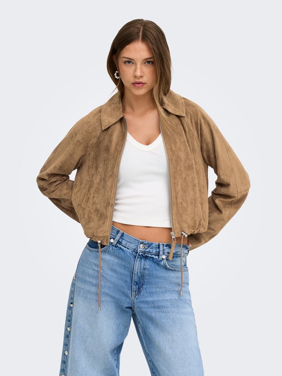 ONLLIXA L/S FAUX SUEDE JACKET CC PNT