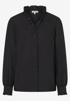 Bluse mit Rüschenkragen