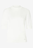 Turtleneck-Pullover mit kurzen Ärmeln
