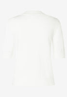 Turtleneck-Pullover mit kurzen Ärmeln
