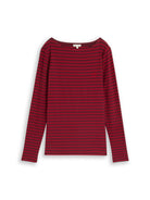Langarmshirt mit Streifenmuster