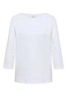 Basic Shirt mit U-Boot-Ausschnitt