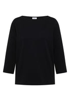 Basic Shirt mit U-Boot-Ausschnitt