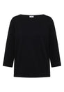 Basic Shirt mit U-Boot-Ausschnitt