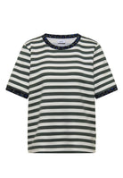 T-Shirt mit Rundhals und Leo-Details