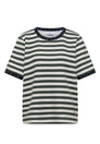 T-Shirt mit Rundhals und Leo-Details