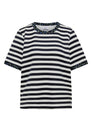 T-Shirt mit Rundhals und Leo-Details