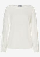 Blusenshirt in Materialmix