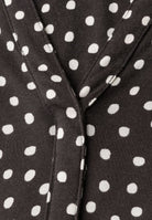 3/4-Arm Shirt mit Split Neck und Print