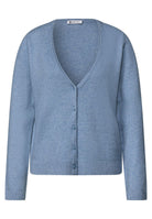 Cadigan mit V-Neck und Knopfleiste