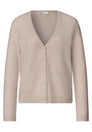 Cadigan mit V-Neck und Knopfleiste