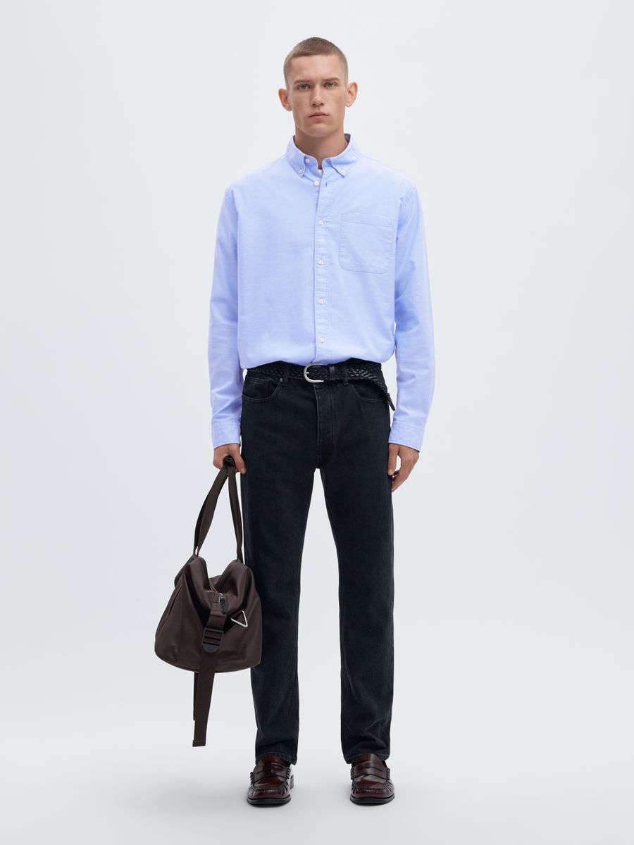 SLMREGCOLE RICK-OX SHIRT LS NOOS