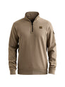 half zip interlock jersey