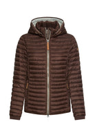 Winddichte Jacke mit seitlichem Strick-Einsatz
