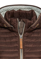 Winddichte Jacke mit seitlichem Strick-Einsatz