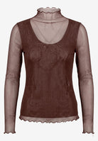 Damen Langarmshirt mit Muster