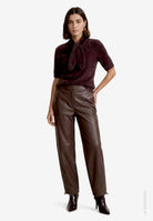Damen Kurzarmpullover flauschig