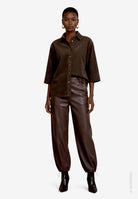 Cord Bluse  mit Knöpfen