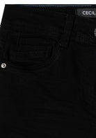 Mid Waist Straight Leg Jeans im Casual Fit