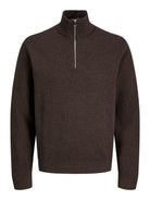 JJMILANO STITCH KNIT HALF ZIP SN