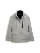 2-in-1 Wolljacke mit abnehmbarem Einsatz