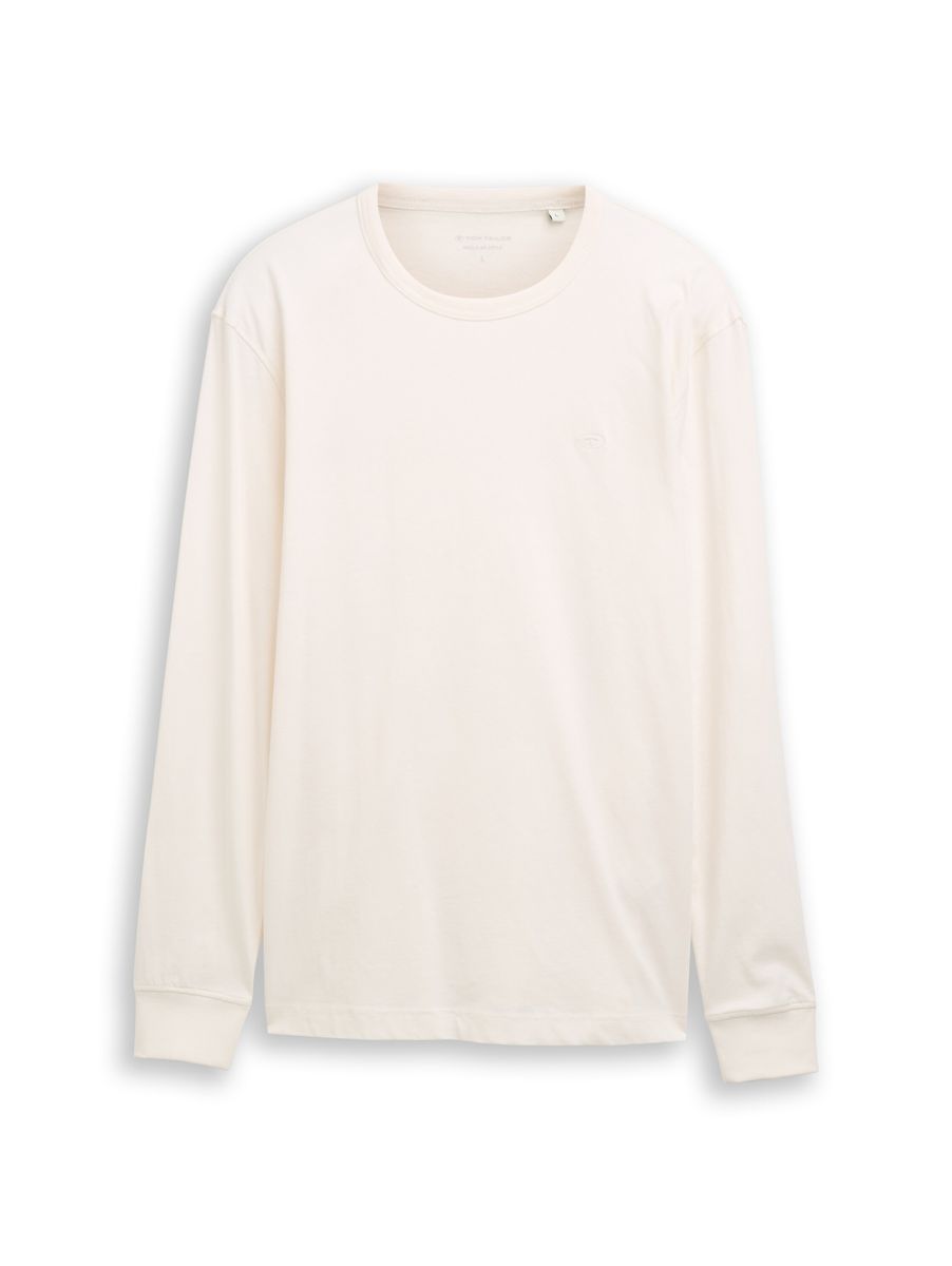 Basic Langarmshirt aus Baumwolle