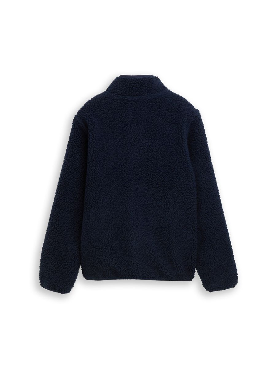 Teddy Jacke mit Stehkragen