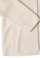 Teddy-Jacke mit Kapuze in Unifarbe