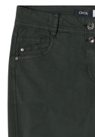 Mid Waist Barrel Leg Hose im Casual Fit