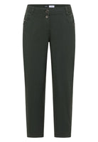 Mid Waist Barrel Leg Hose im Casual Fit
