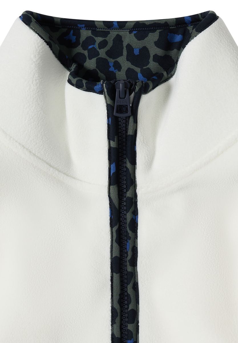Fleece-Pullover mit Leo-Details