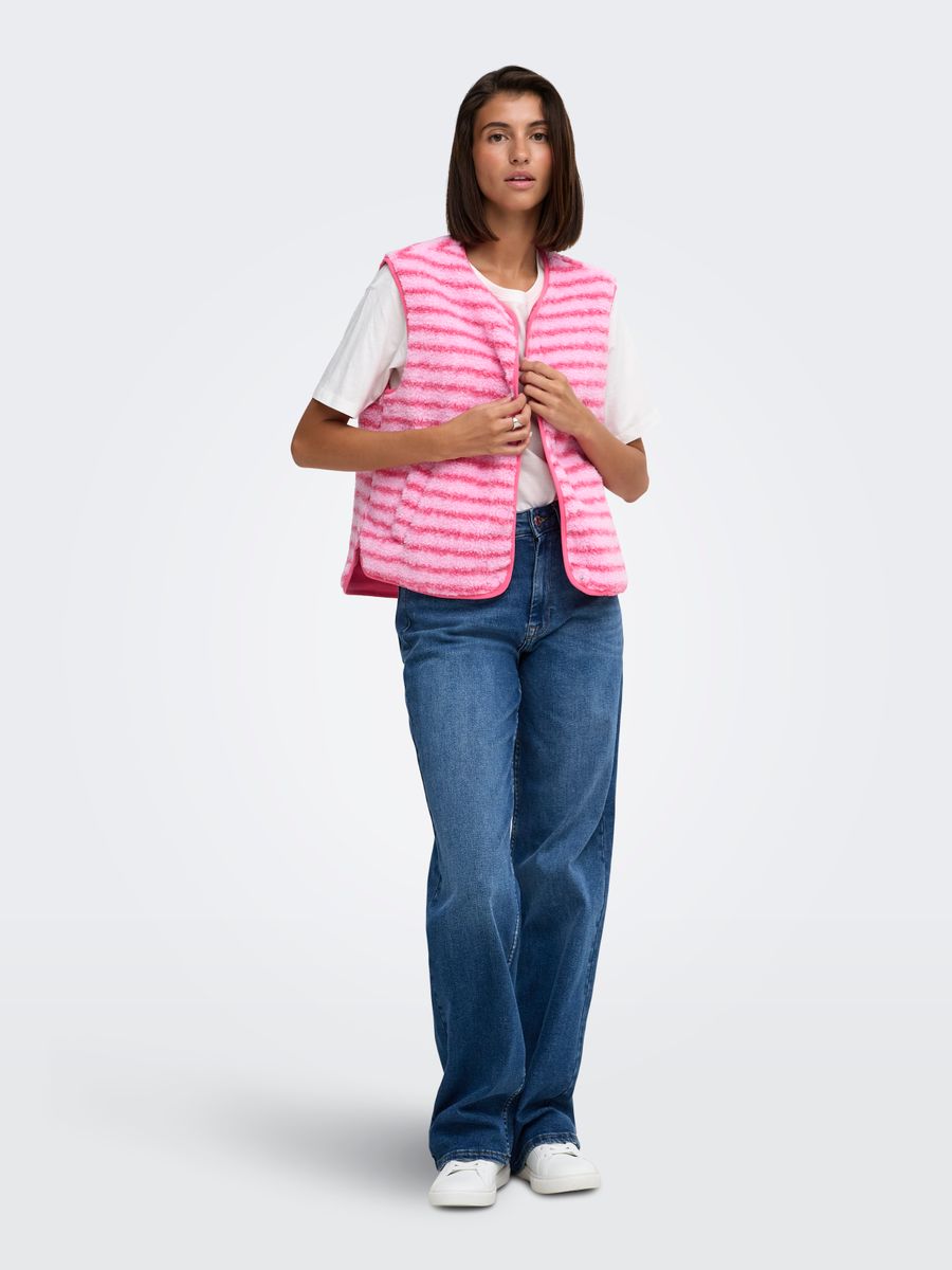 JDYSIMINA TEDDY PRINT WAISTCOAT OTW QIQ