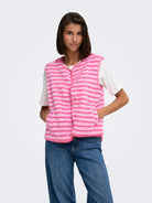 JDYSIMINA TEDDY PRINT WAISTCOAT OTW QIQ