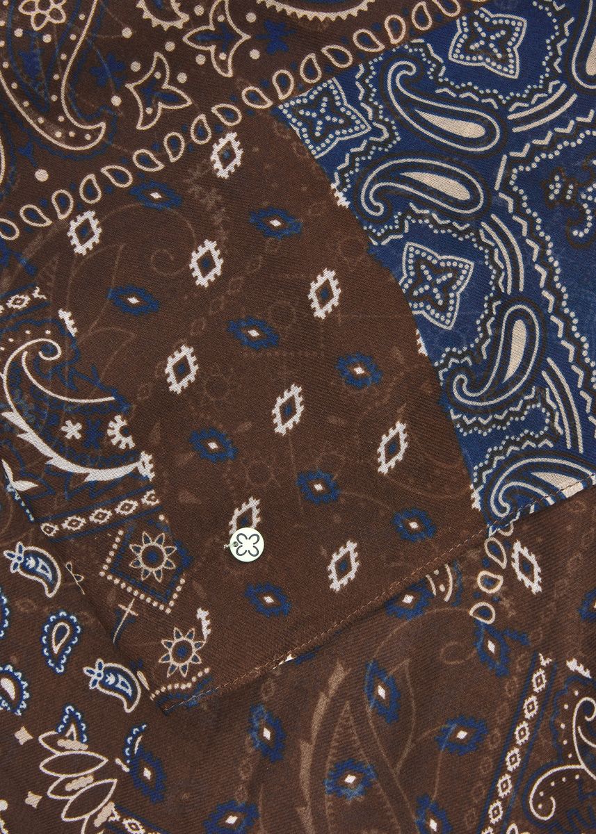 Loop aus recyceltem Polyester mit Bandana-Print