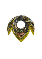 Tuch aus Viskose mit Blumen-Muster und ALWAYS FOREVER-Schriftzug