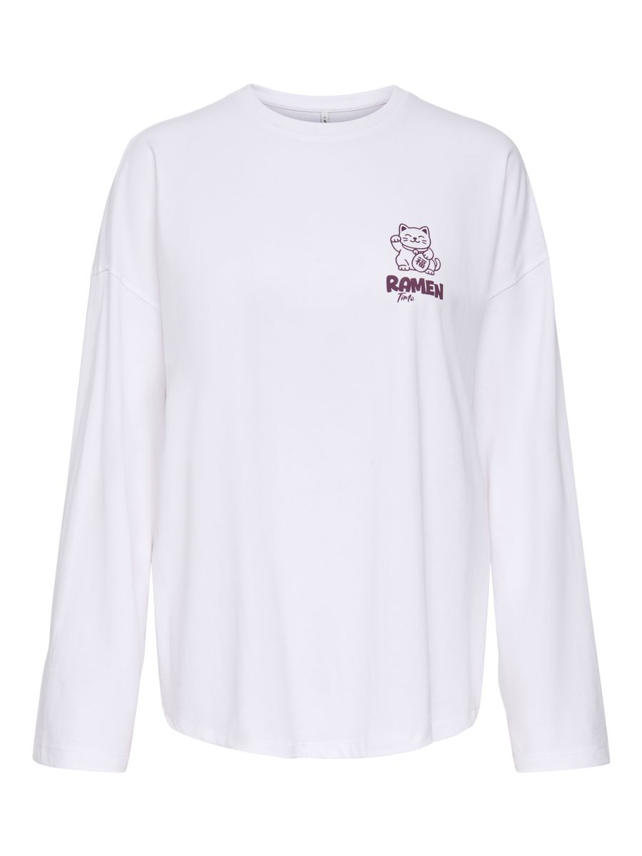 ONLCELESTINE L/S PRINT TOP BOX JRS