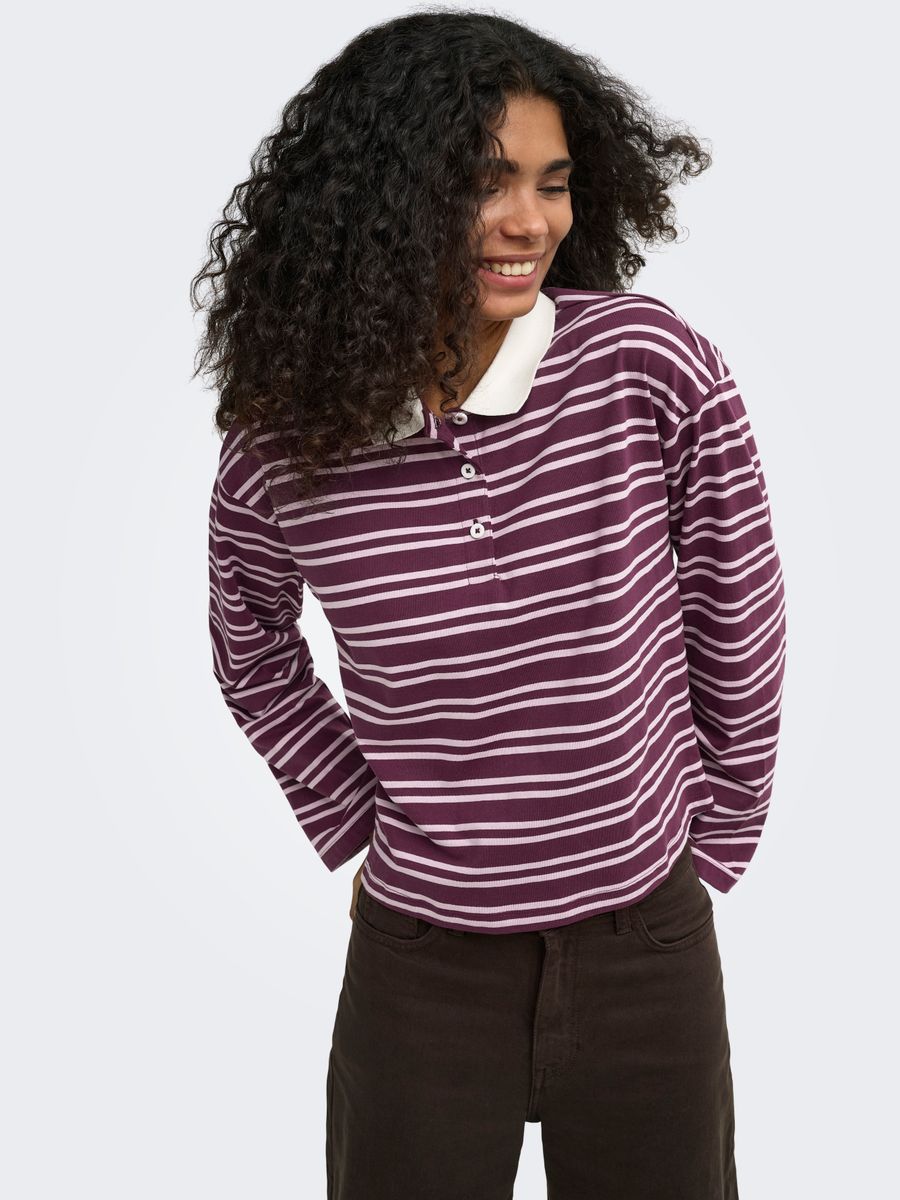 ONLKARI L/S POLO TOP JRS