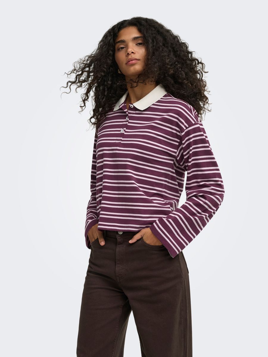 ONLKARI L/S POLO TOP JRS