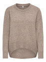 ONLALIVIA LS HIGH-LOW O-NECK NOOS KNT