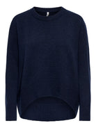 ONLALIVIA LS HIGH-LOW O-NECK NOOS KNT