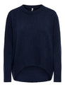 ONLALIVIA LS HIGH-LOW O-NECK NOOS KNT
