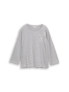 Loose Fit T-Shirt mit Blumen-Applikation