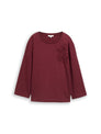 Loose Fit T-Shirt mit Blumen-Applikation