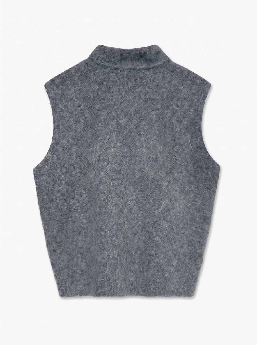 TSCASSI KNITTED TIE NECK TOP KNT NOOS