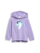 Hoodie Sweatshirt mit Wendepailletten
