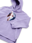 Hoodie Sweatshirt mit Wendepailletten