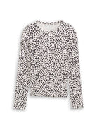 Langarmshirt mit Rippstruktur