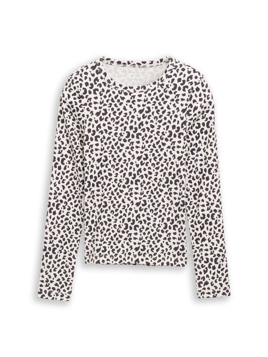 Langarmshirt mit Rippstruktur