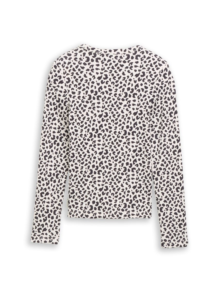 Langarmshirt mit Rippstruktur