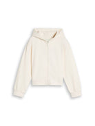 Oversize Hoodie Sweatjacke mit Rückenprint